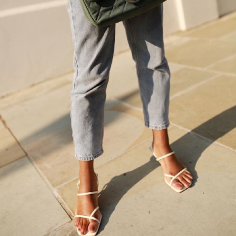 ZARA STRAPPY HEEL SLINGBACKS SIZE 6